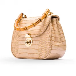 Heidi Bamboo Handle Bag