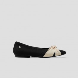 Almond-Toe Knotted Flats (Bibi)