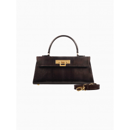 Fonteyn East West Snakeskin Handbag